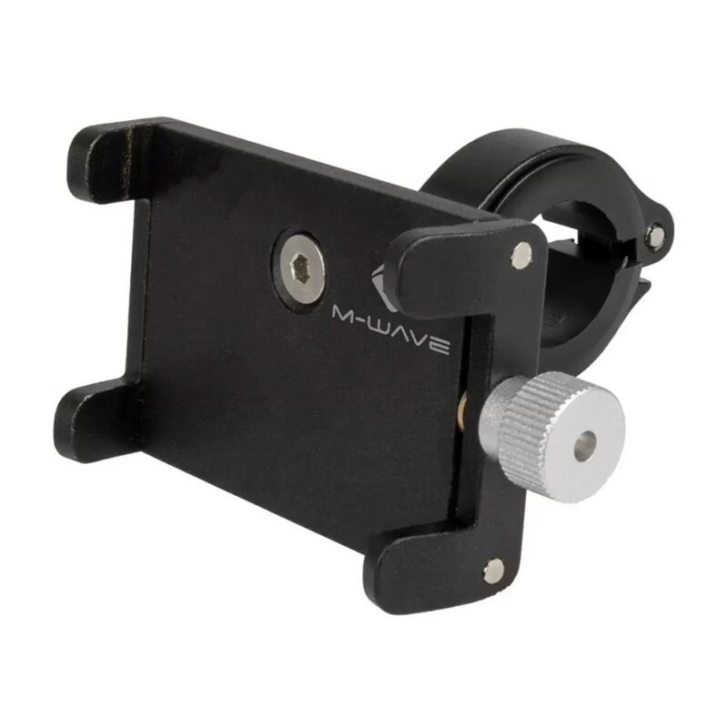 M-Wave Supporto al Manubrio in Alluminio Regolabile per Smartphone