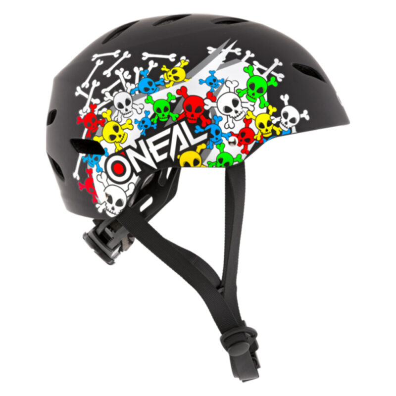 O'NEAL DIRT LID Youth Casco SKULLS nero/multi - immagine 2