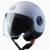 BHR Helmets 808 First Casco Moto e scooter Silver