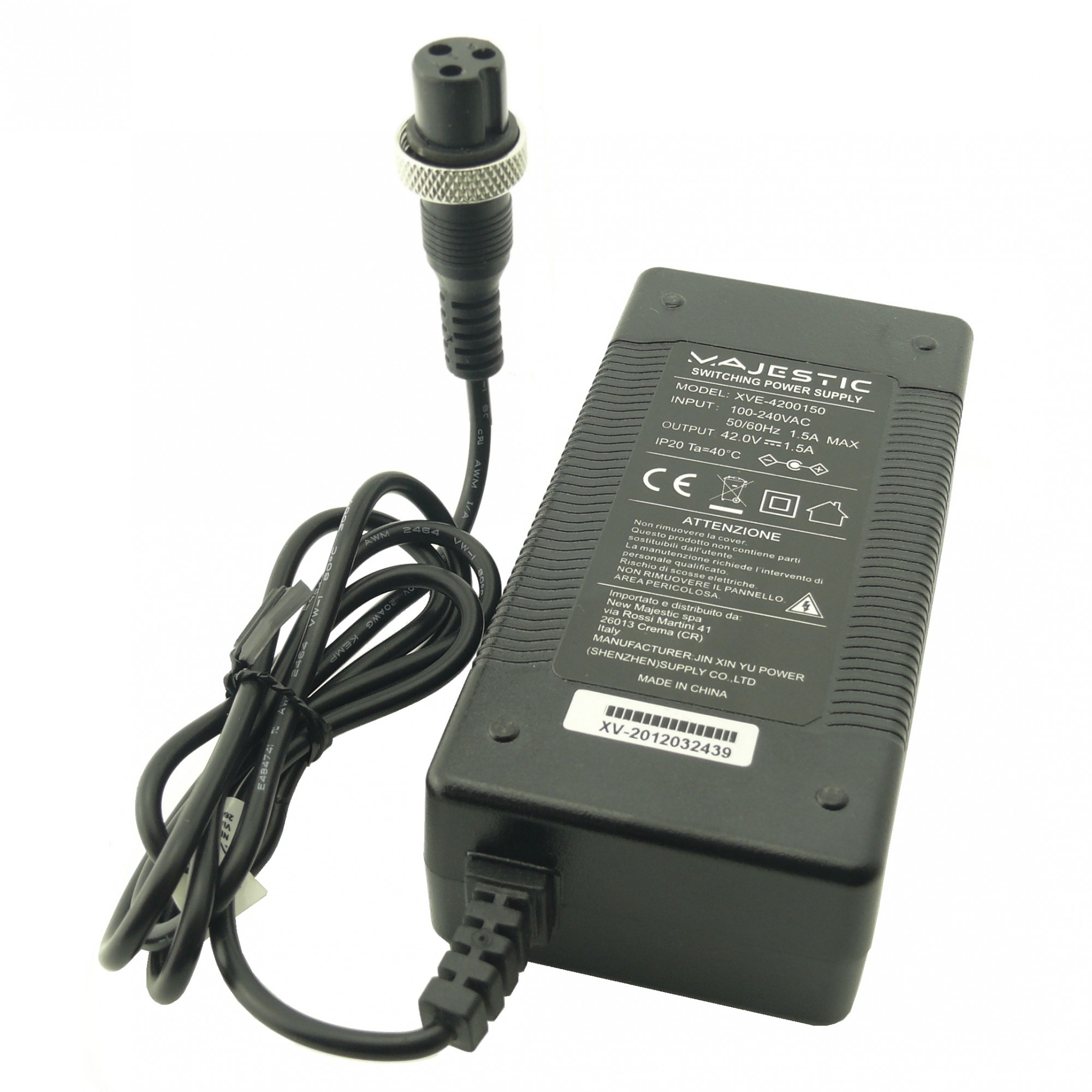 Majestic 655409100 - Alimentatore di rete 1,5A XVE-4200150 per Majestic IKER - immagine 3